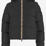 PIUMINO IMBOTTITO IN NYLON CON MANICHE REMOVIBILI 8131354 BLACK BURBERRY 