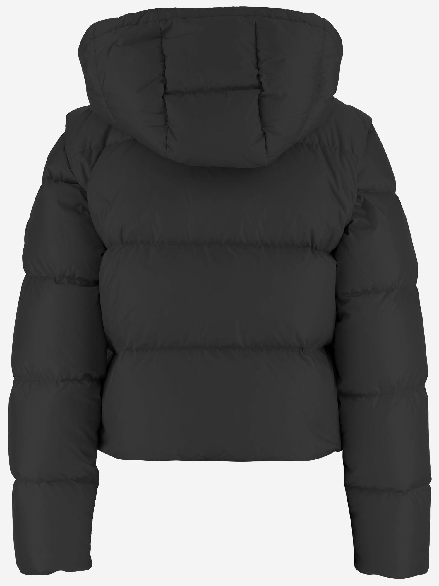 PIUMINO IMBOTTITO IN NYLON CON MANICHE REMOVIBILI 8131354 BLACK BURBERRY 