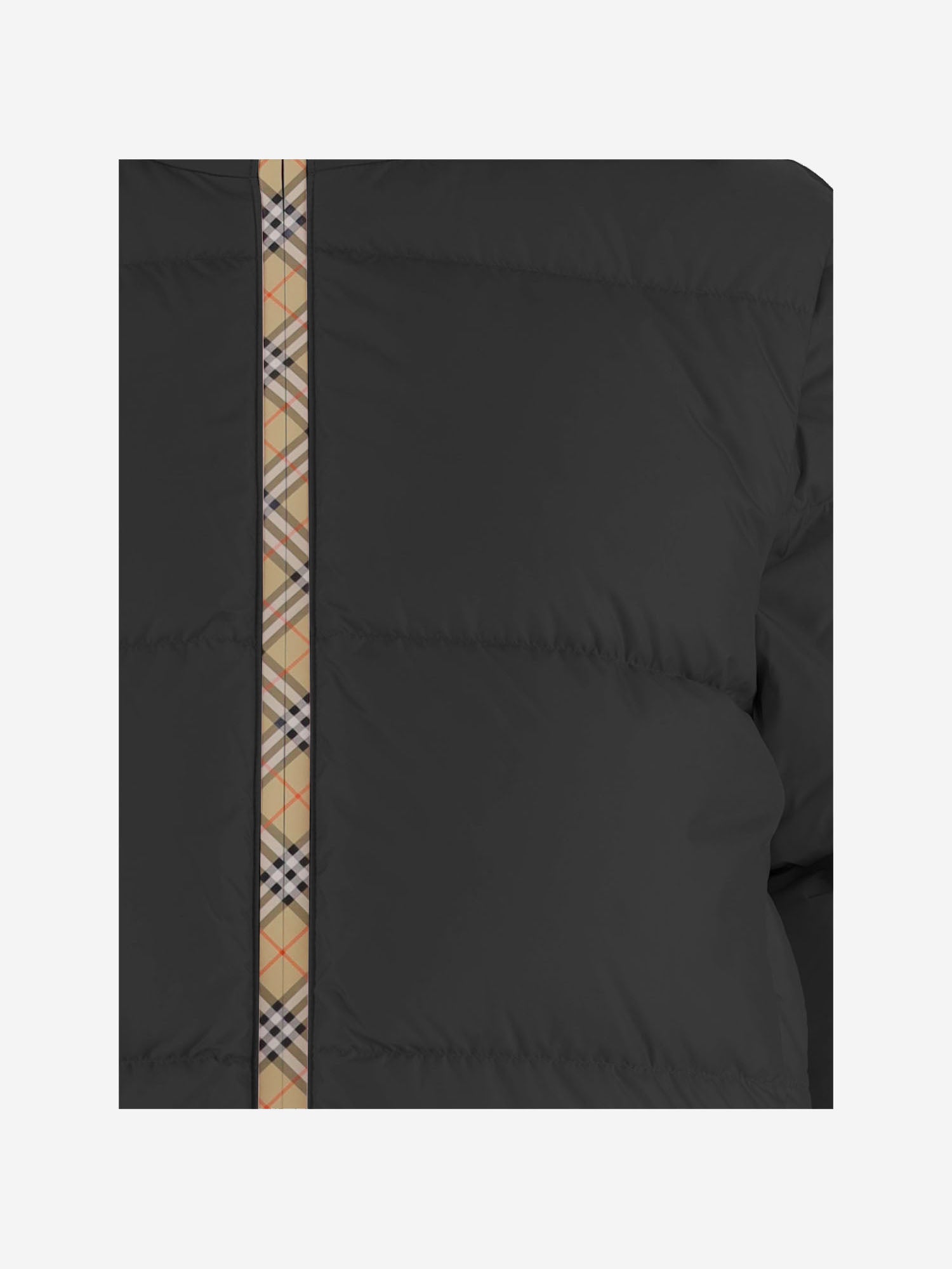 PIUMINO IMBOTTITO IN NYLON CON MANICHE REMOVIBILI 8131354 BLACK BURBERRY 