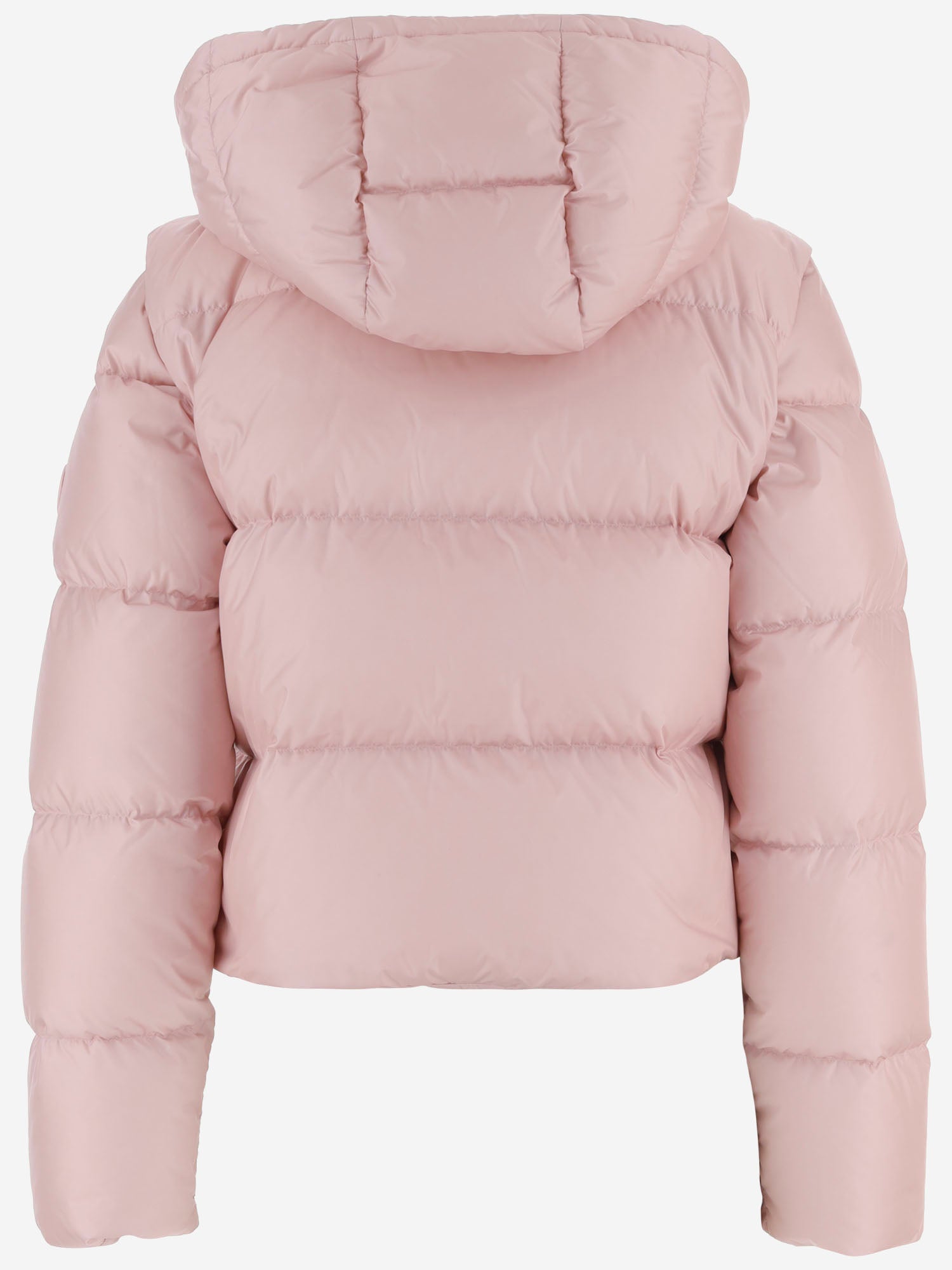 PIUMINO IMBOTTITO IN NYLON CON MANICHE REMOVIBILI 8131356 PEONYPINK BURBERRY 