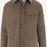 GIACCA IN VELLUTO DI COTONE A COSTE 8131446 SEPIABROWN BURBERRY 