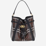 Borsa a secchiello Check mini 8131476 CHOCOLATEBROWN BURBERRY 