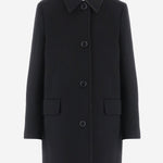 CAPPOTTO IN LANA E CASHMERE 8131694 BLACK BURBERRY 