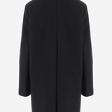 CAPPOTTO IN LANA E CASHMERE 8131694 BLACK BURBERRY 
