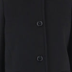 CAPPOTTO IN LANA E CASHMERE 8131694 BLACK BURBERRY 