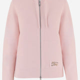 Felpa in misto cashmere stretch con logo 8131779 BOUQUET BURBERRY 