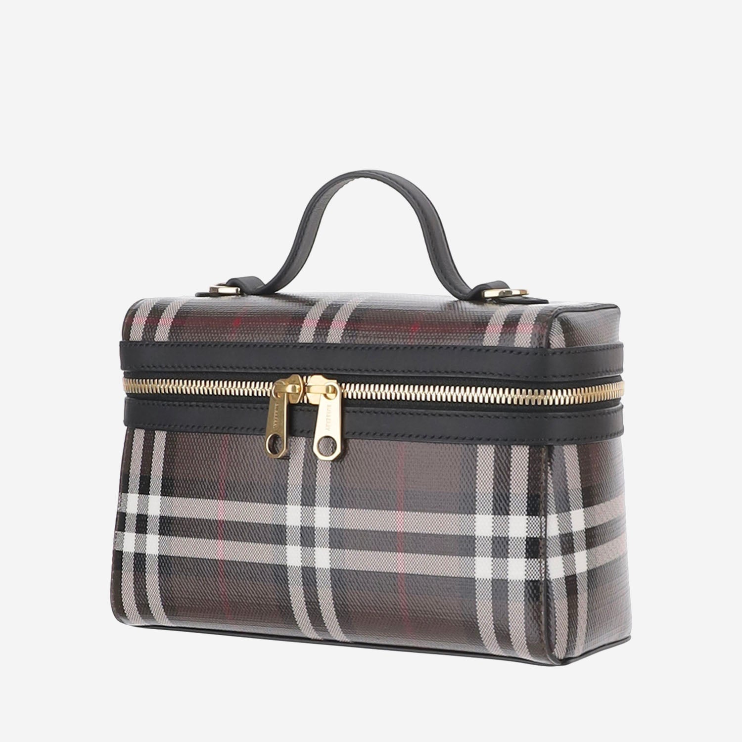 BORSA VANITY CHECK IN COTONE 8132098 CHOCOLATEBROWN BURBERRY 
