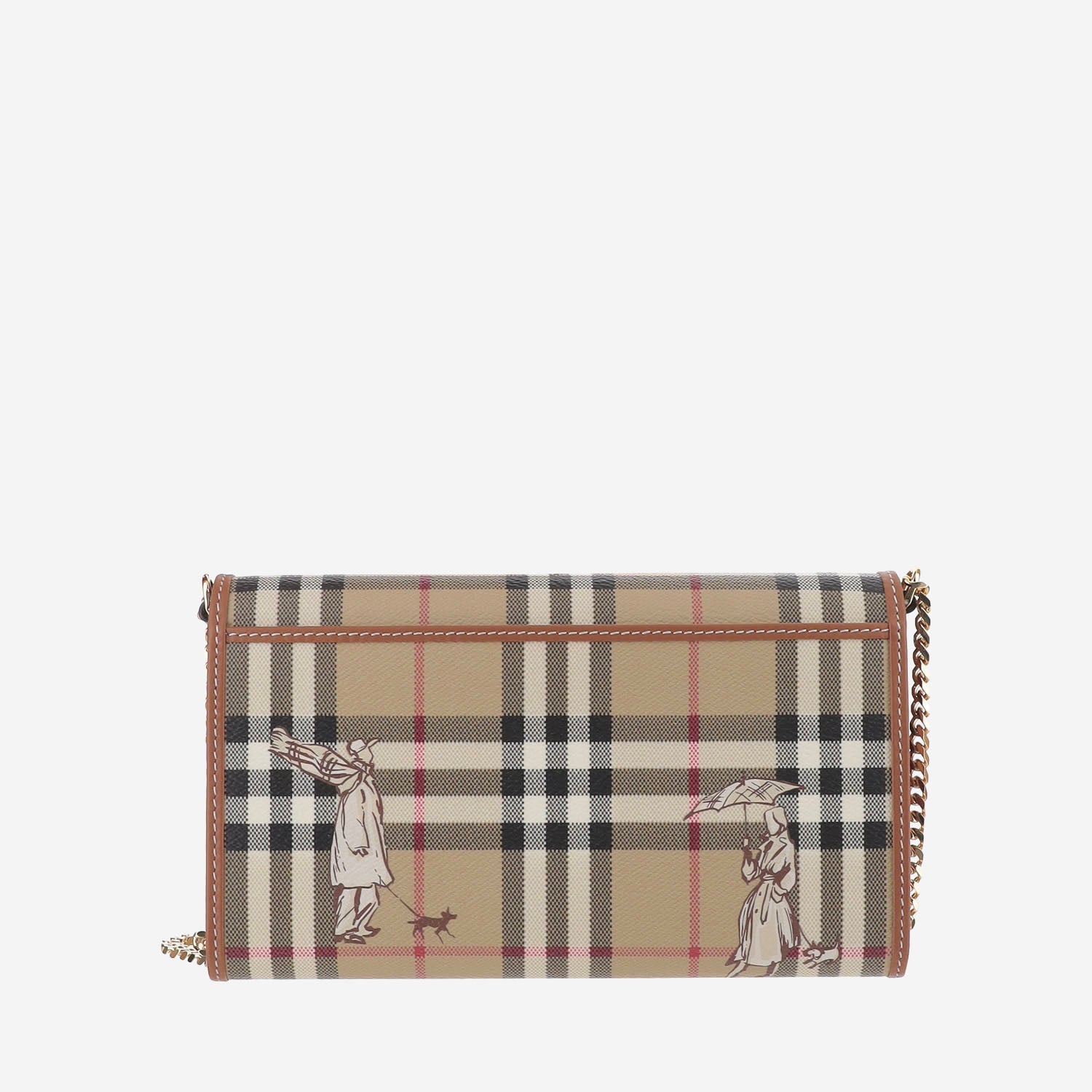 PORTAFOGLIO IN TESSUTO CON MOTIVO CHECK 8132104 ARCHIVEBEIGE BURBERRY 