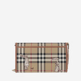 PORTAFOGLIO IN TESSUTO CON MOTIVO CHECK 8132104 ARCHIVEBEIGE BURBERRY 