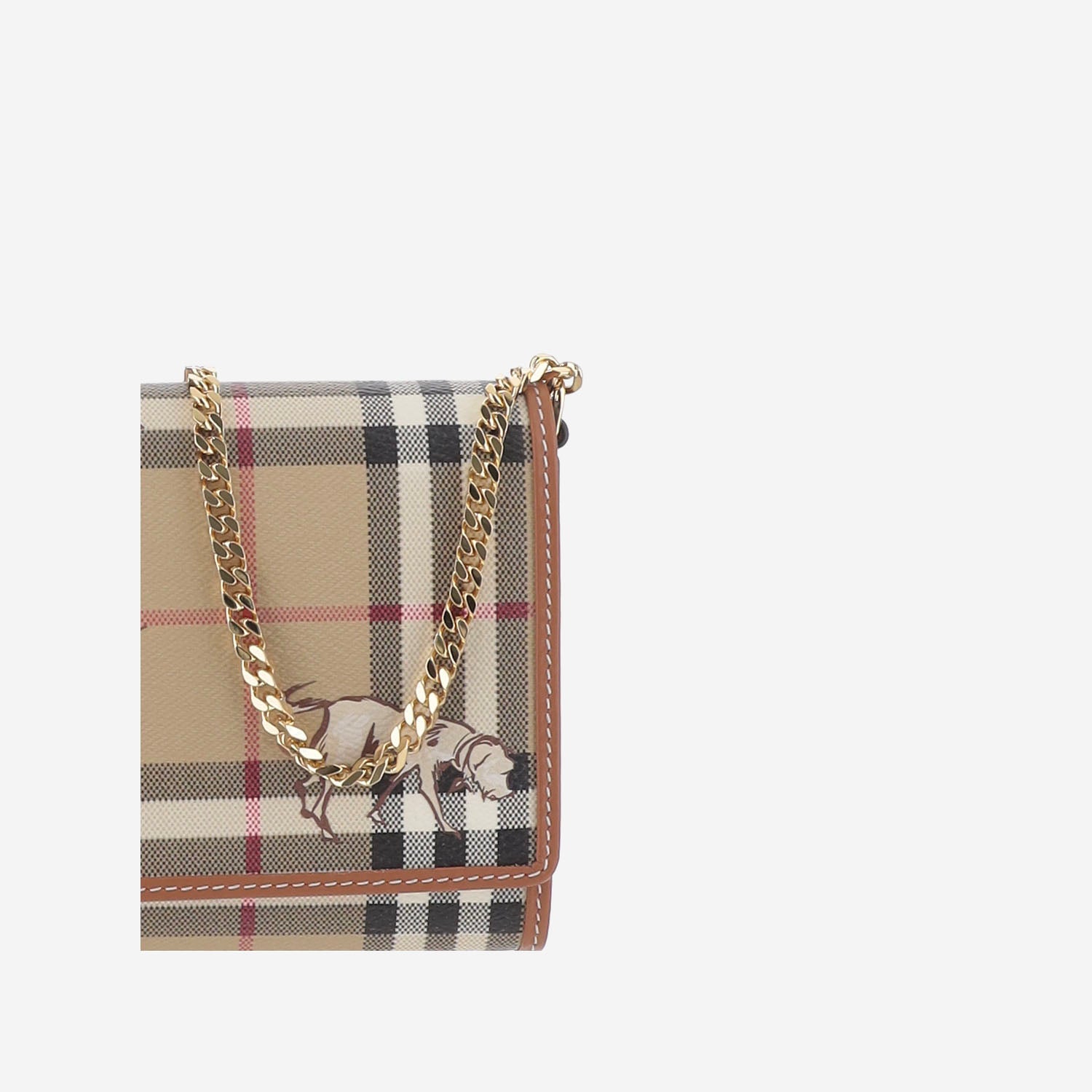 PORTAFOGLIO IN TESSUTO CON MOTIVO CHECK 8132104 ARCHIVEBEIGE BURBERRY 
