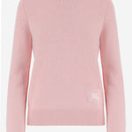 MAGLIONE IN CASHMERE STRETCH 8132214 PEONYPINK BURBERRY 