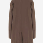 CAPPOTTO IN COTONE CON COLLETTO CHECK 8132359 MINK BURBERRY 