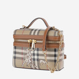 BORSA VANITY CON MOTIVO CHECK 8132586 ARCHIVEBEIGE BURBERRY 