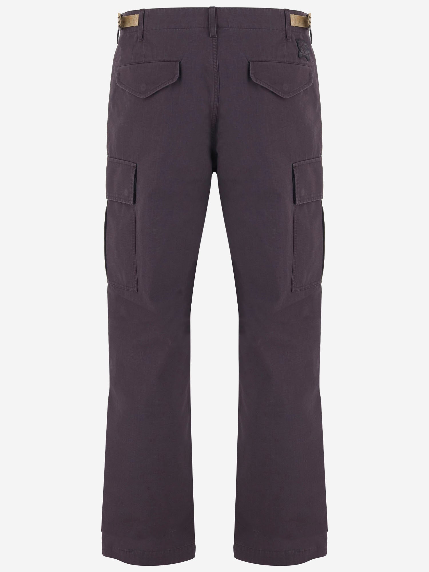 PANTALONI CARGO IN COTONE 8132590 CHOCOLATEBROWN BURBERRY 