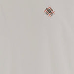 T-SHIRT IN COTONE CON LOGO 8132688 CHALK BURBERRY 