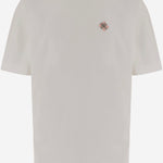 T-SHIRT IN COTONE CON LOGO 8132688 CHALK BURBERRY 