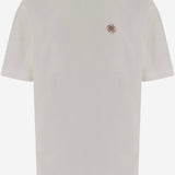 T-SHIRT IN COTONE CON LOGO 8132688 CHALK BURBERRY 