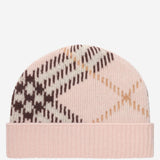 BEANIE IN CASHMERE CON MOTIVO CHECK 8132888 BOWPINK BURBERRY 