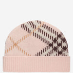 BEANIE IN CASHMERE CON MOTIVO CHECK 8132888 BOWPINK BURBERRY 