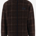 GIACCA IN PILE DI MISTO LANA E CASHMERE 8134279 SEPIABROWNIPCHECK BURBERRY 