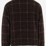 GIACCA IN PILE DI MISTO LANA E CASHMERE 8134279 SEPIABROWNIPCHECK BURBERRY 