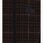 GIACCA IN PILE DI MISTO LANA E CASHMERE 8134279 SEPIABROWNIPCHECK BURBERRY 