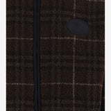 GIACCA IN PILE DI MISTO LANA E CASHMERE 8134279 SEPIABROWNIPCHECK BURBERRY 