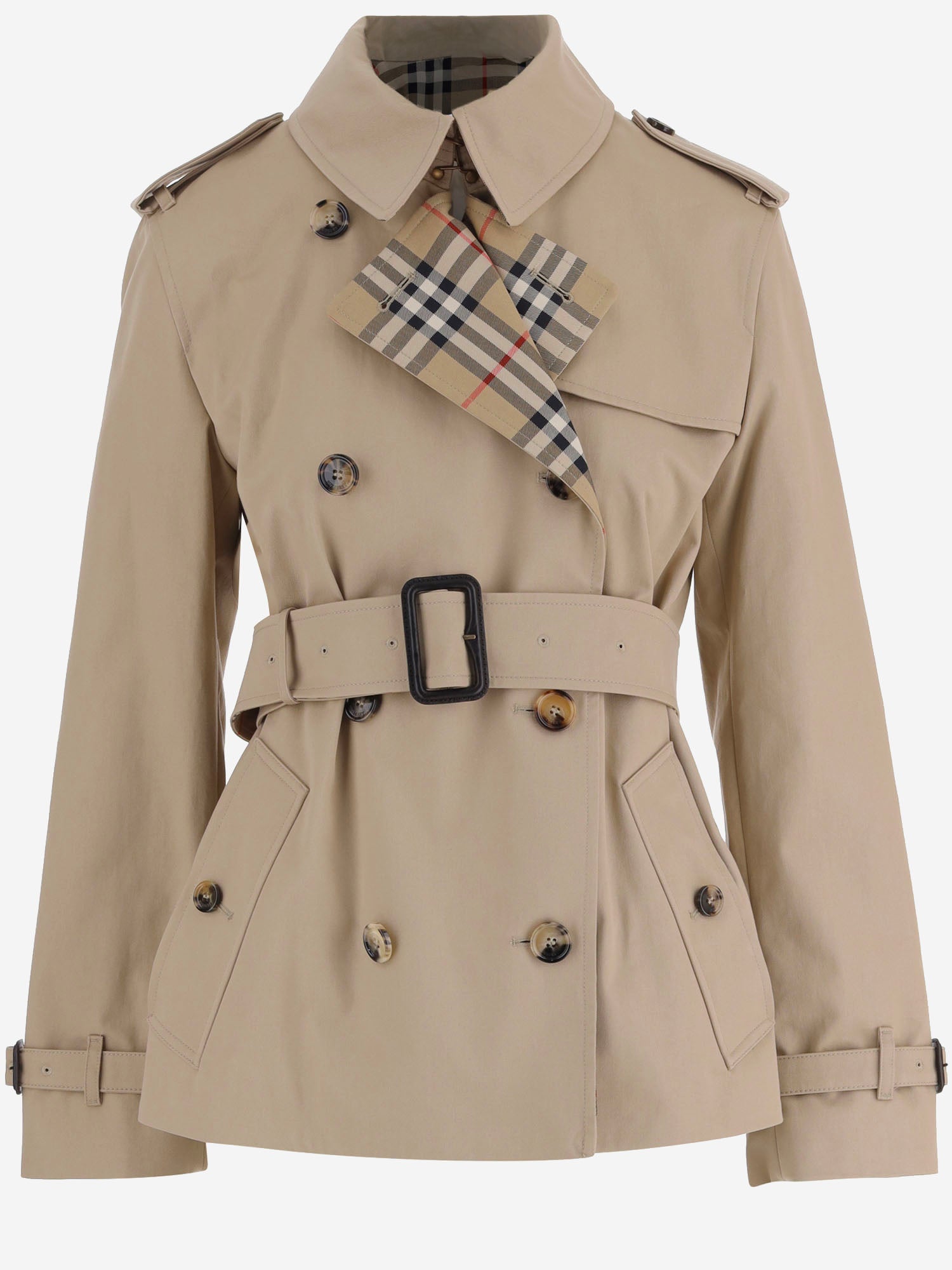 TRENCH KENSINGTON HERITAGE IN COTONE 8135308 HONEYBEIGE BURBERRY 