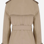 TRENCH KENSINGTON HERITAGE IN COTONE 8135308 HONEYBEIGE BURBERRY 