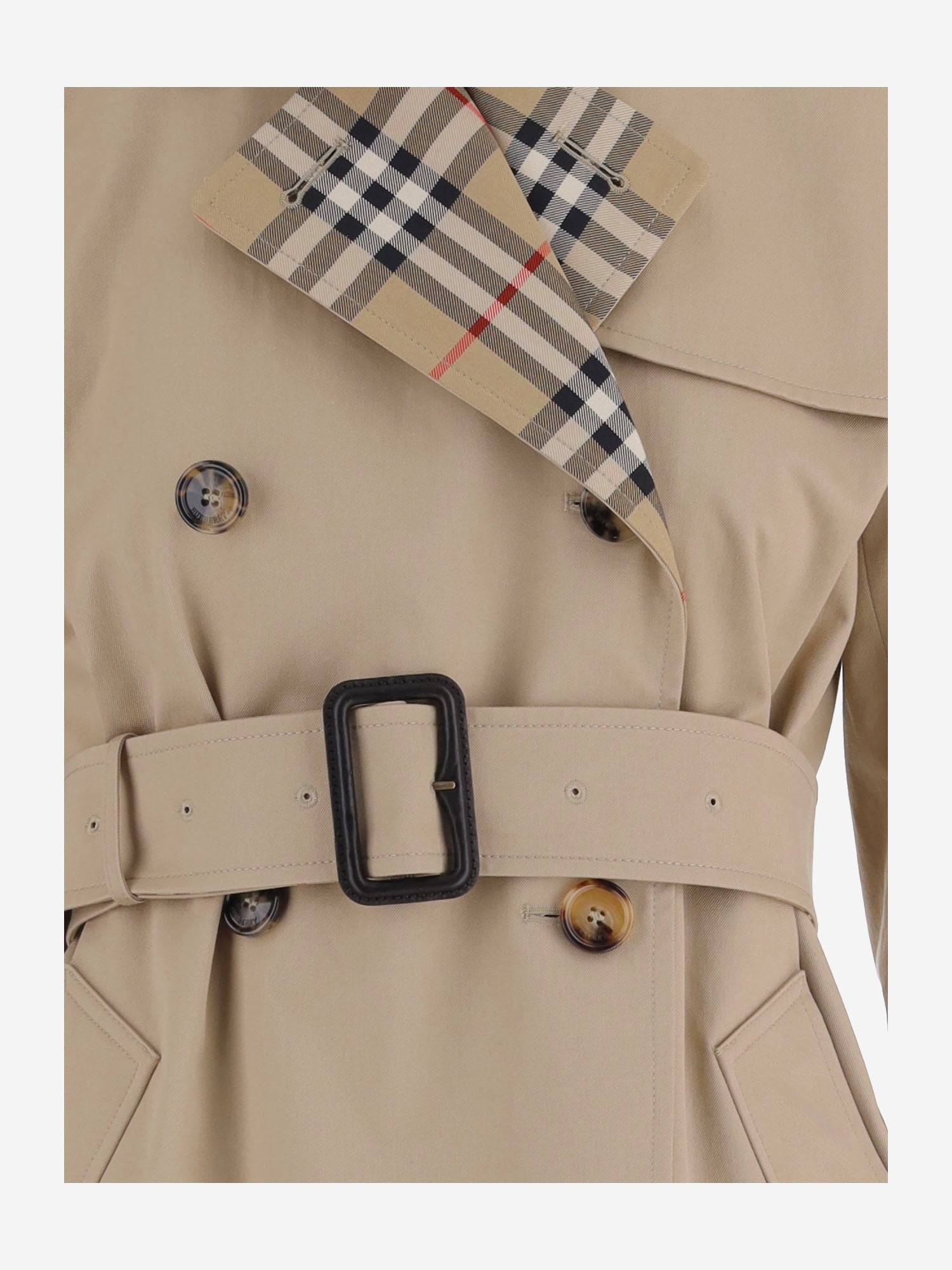 TRENCH KENSINGTON HERITAGE IN COTONE 8135308 HONEYBEIGE BURBERRY 