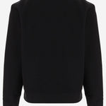 MAGLIA IN COTONE CON LOGO 8135965 BLACK BURBERRY 