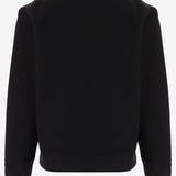 MAGLIA IN COTONE CON LOGO 8135965 BLACK BURBERRY 