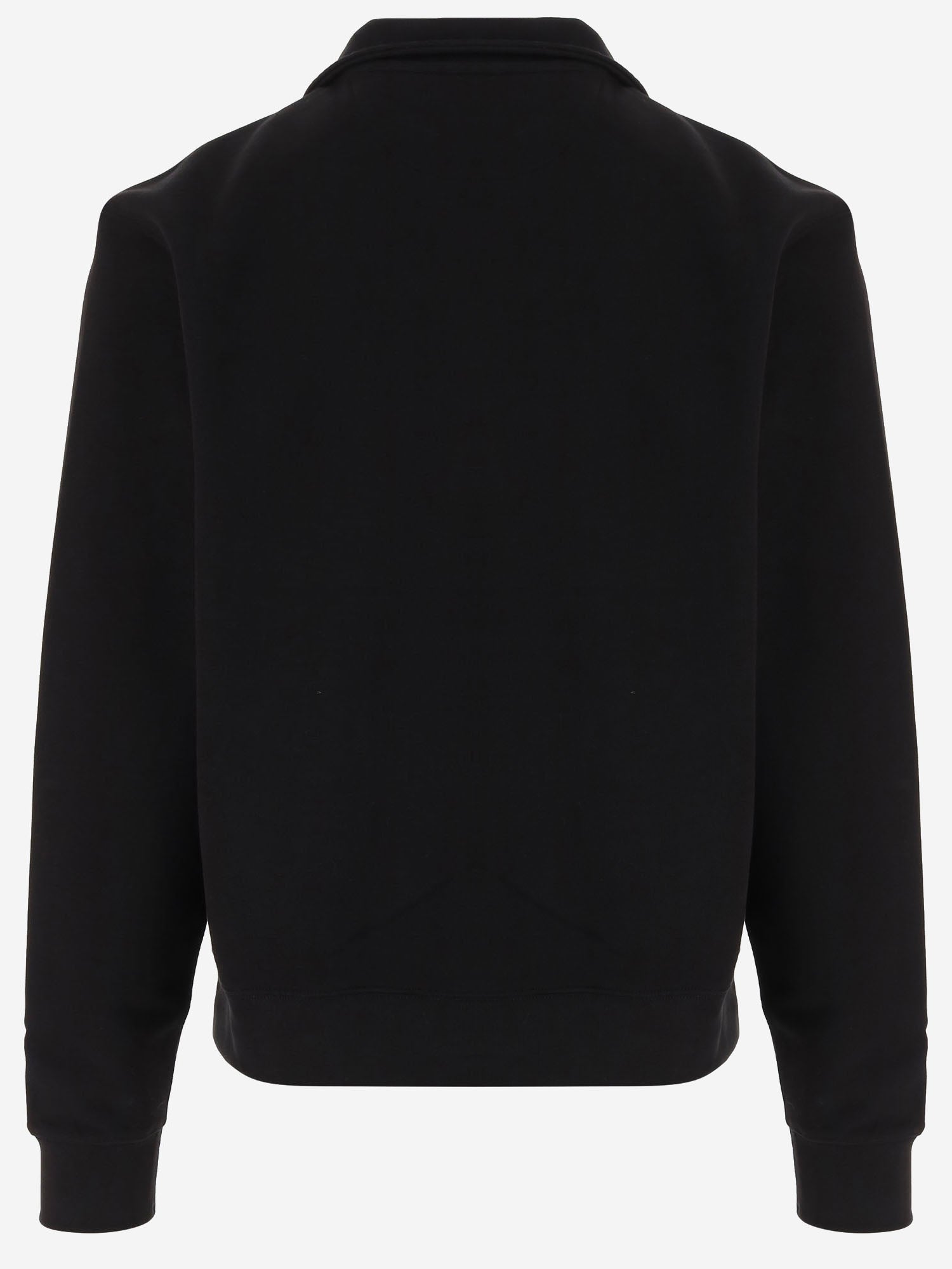 MAGLIA IN COTONE CON LOGO 8135965 BLACK BURBERRY 