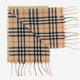SCIARPA IN CASHMERE CON LOGO 8136836 SAND BURBERRY 