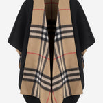 CAPPA REVERSIBILE IN CASHMERE 8137226 BLACKARCHIVEBEIGE BURBERRY 