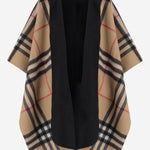 CAPPA REVERSIBILE IN CASHMERE 8137226 BLACKARCHIVEBEIGE BURBERRY 