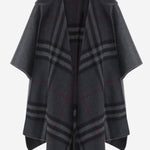 CAPPA REVERSIBILE IN CASHMERE 8137228 MARLBOROUGHCHARCOAL BURBERRY 