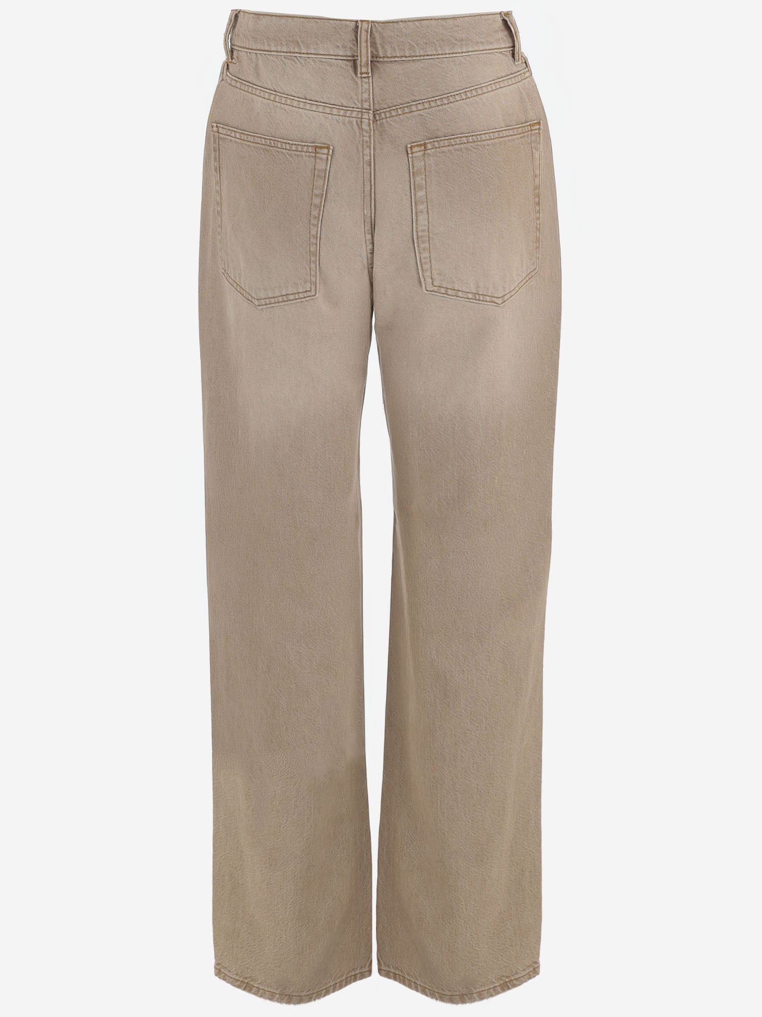 JEANS IN COTONE BEIGE 103416 1CA BY MALENE BIRGER 