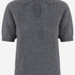 MAGLIA TALLALIA IN CASHMERE CON DETTAGLIO CUT-OUT 104422 T5M BY MALENE BIRGER 