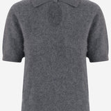 MAGLIA TALLALIA IN CASHMERE CON DETTAGLIO CUT-OUT 104422 T5M BY MALENE BIRGER 