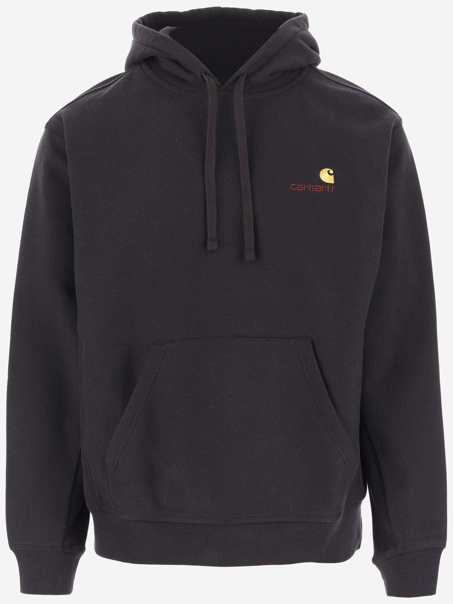 FELPA IN COTONE CON LOGO RICAMATO I028279 89XX CARHARTT WIP 