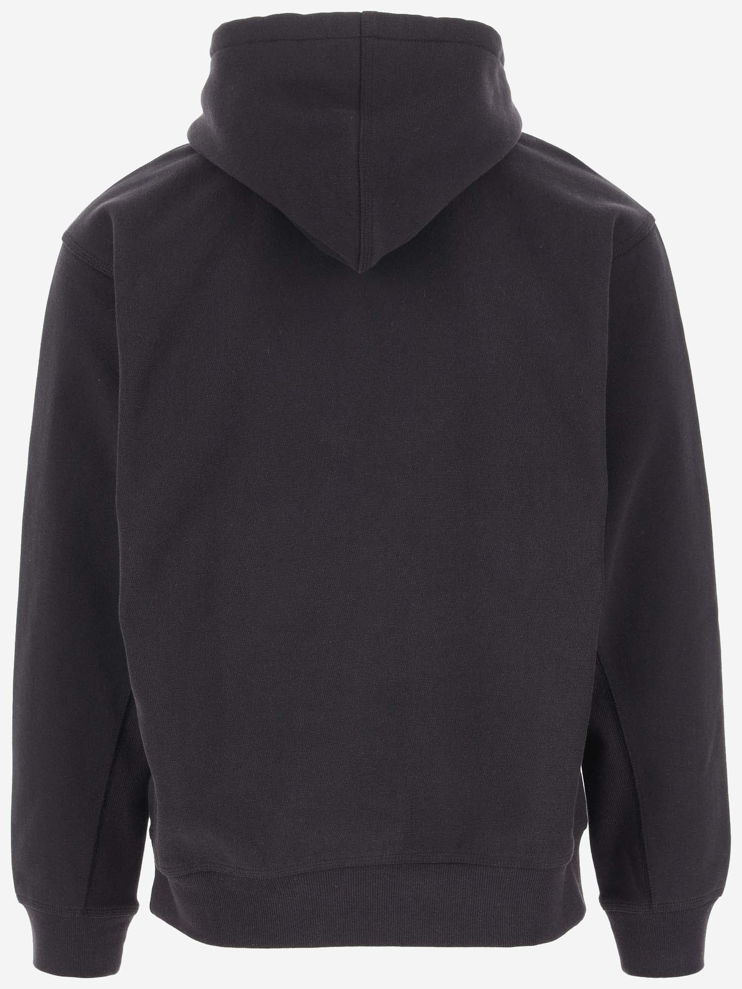 FELPA IN COTONE CON LOGO RICAMATO I028279 89XX CARHARTT WIP 