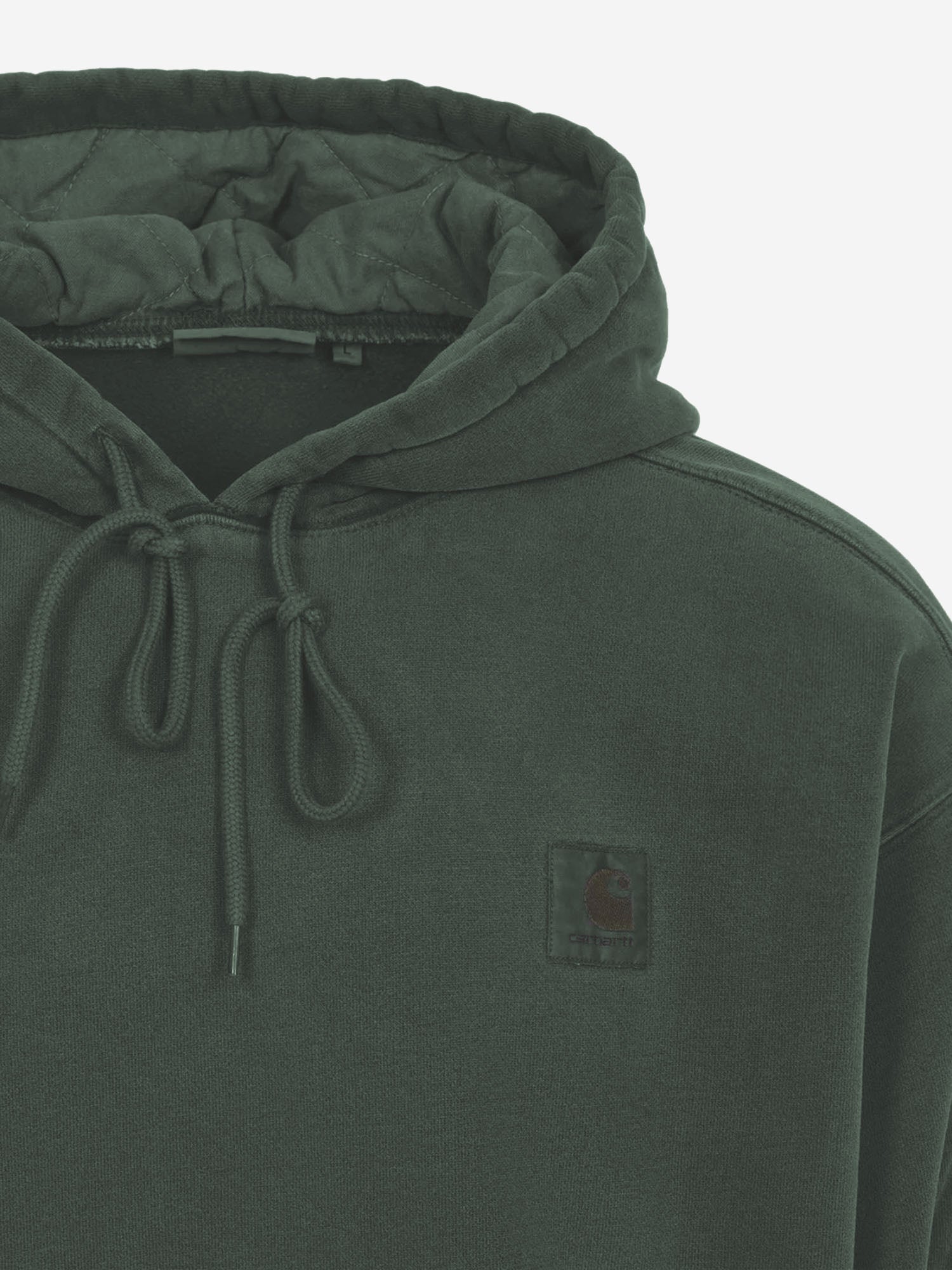 FELPA IN JERSEY DI COTONE CON LOGO I029523 3U0GD CARHARTT WIP 