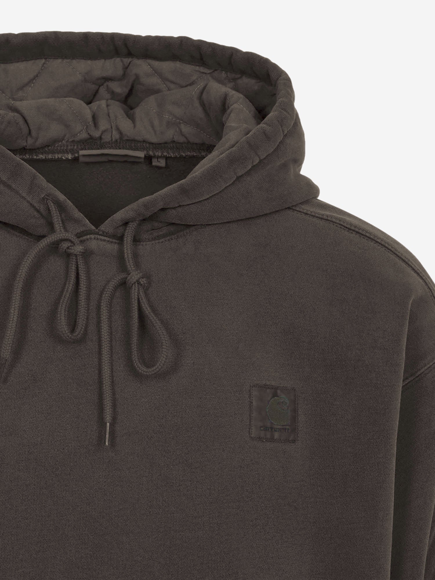 FELPA IN JERSEY DI COTONE CON LOGO I029523 47GD CARHARTT WIP 