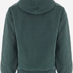 FELPA IN COTONE CON CAPPUCCIO E ZIP I029524 3U0GD CARHARTT WIP 