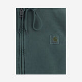 FELPA IN COTONE CON CAPPUCCIO E ZIP I029524 3U0GD CARHARTT WIP 
