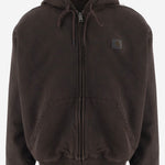 FELPA IN COTONE CON CAPPUCCIO E ZIP I029524 47GD CARHARTT WIP 