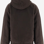 FELPA IN COTONE CON CAPPUCCIO E ZIP I029524 47GD CARHARTT WIP 