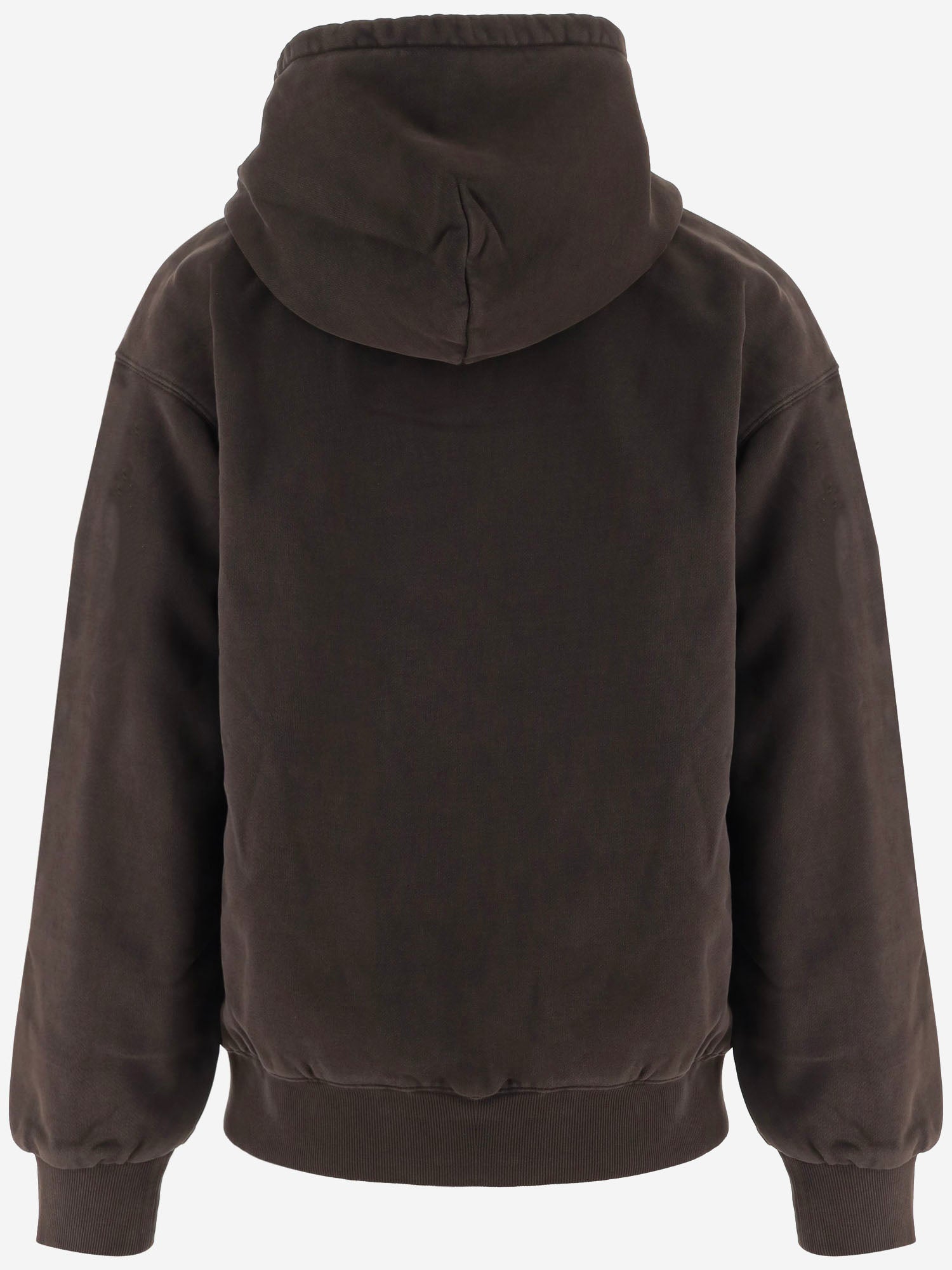 FELPA IN COTONE CON CAPPUCCIO E ZIP I029524 47GD CARHARTT WIP 