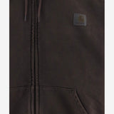 FELPA IN COTONE CON CAPPUCCIO E ZIP I029524 47GD CARHARTT WIP 